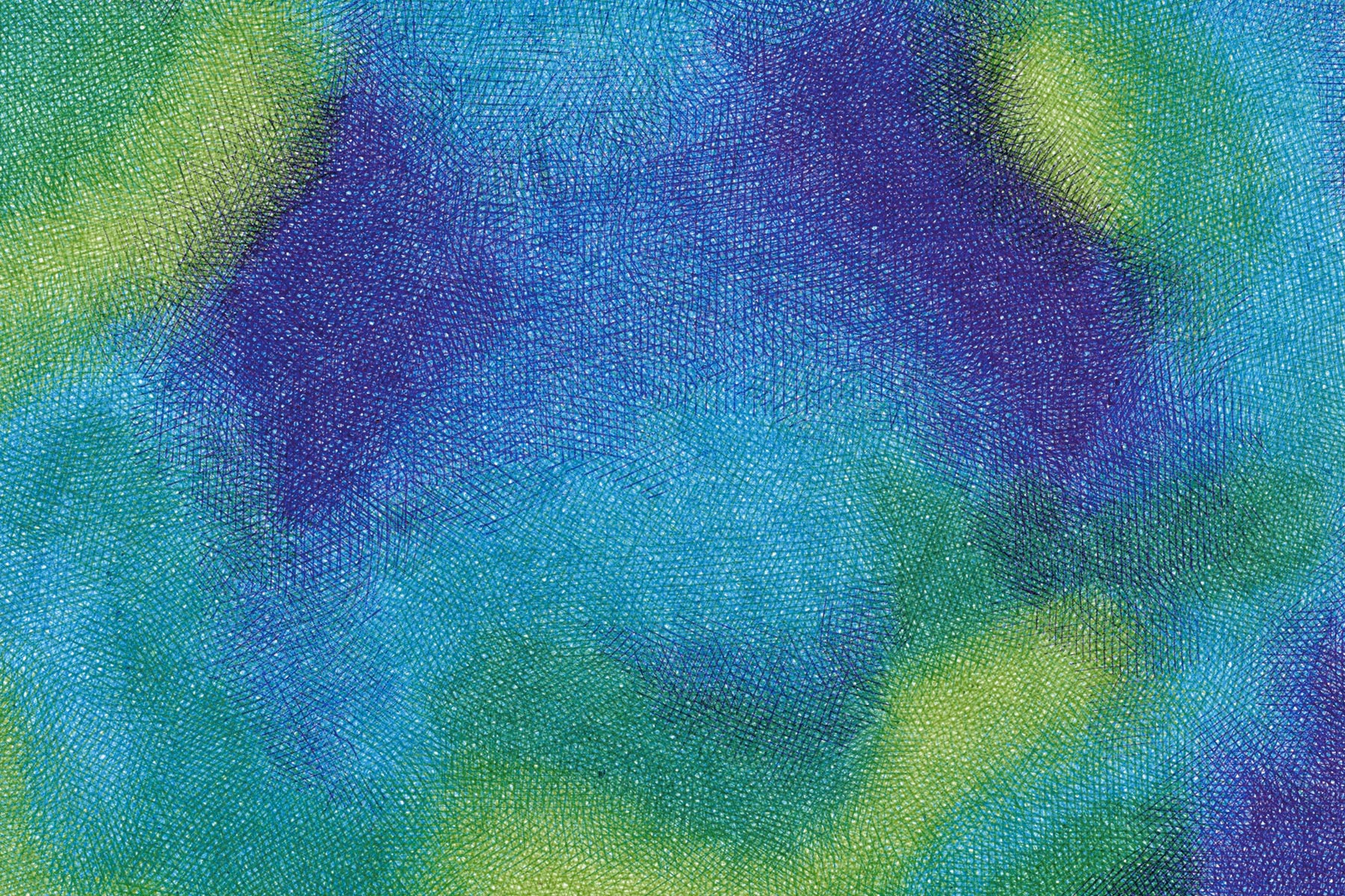 Source V, 2024 - Stylos à bille BIC sur papier - 21x28 cm - Inès de Chefdebien