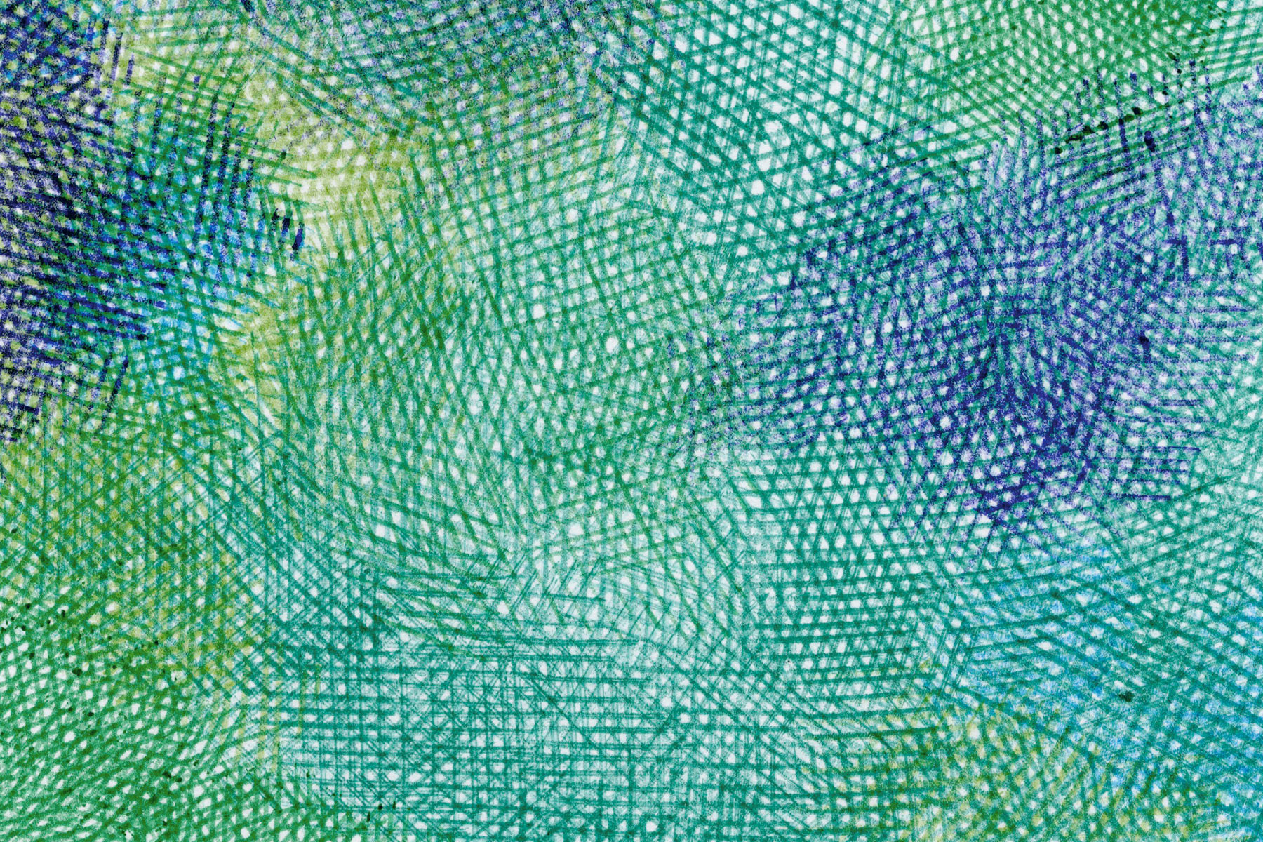Source I, 2024 - Stylos à bille BIC sur papier - 11x13 cm - Inès de Chefdebien