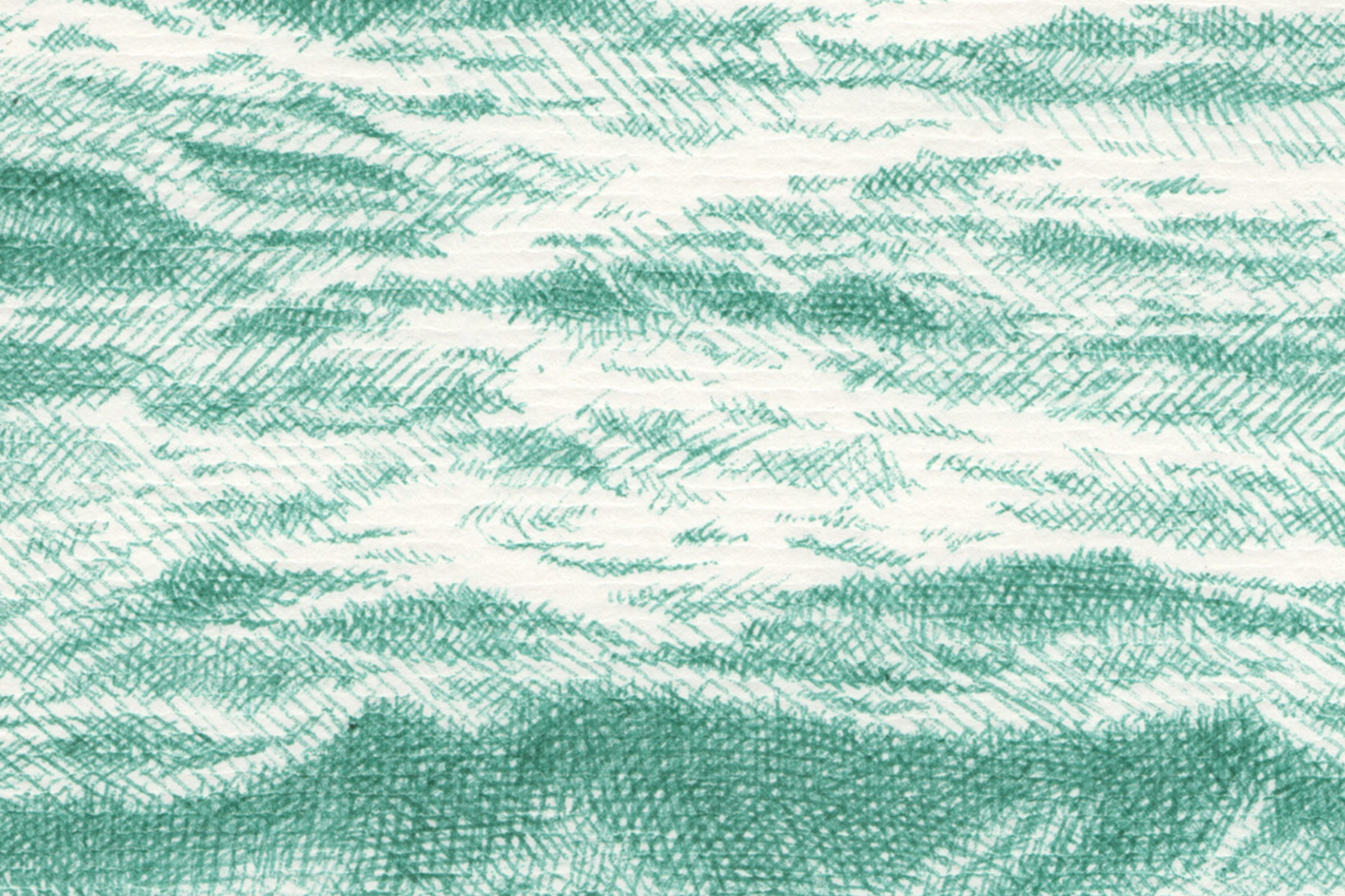 Eaux VI, 2022 - Stylo à bille BIC sur papier - 30x24 cm - Inès de Chefdebien
