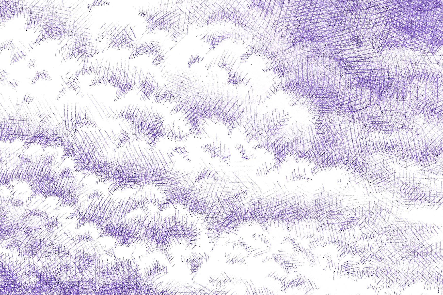 Nuages XIII, 2022 - Stylo à bille BIC sur papier - 13x17 cm12 - Inès de Chefdebien